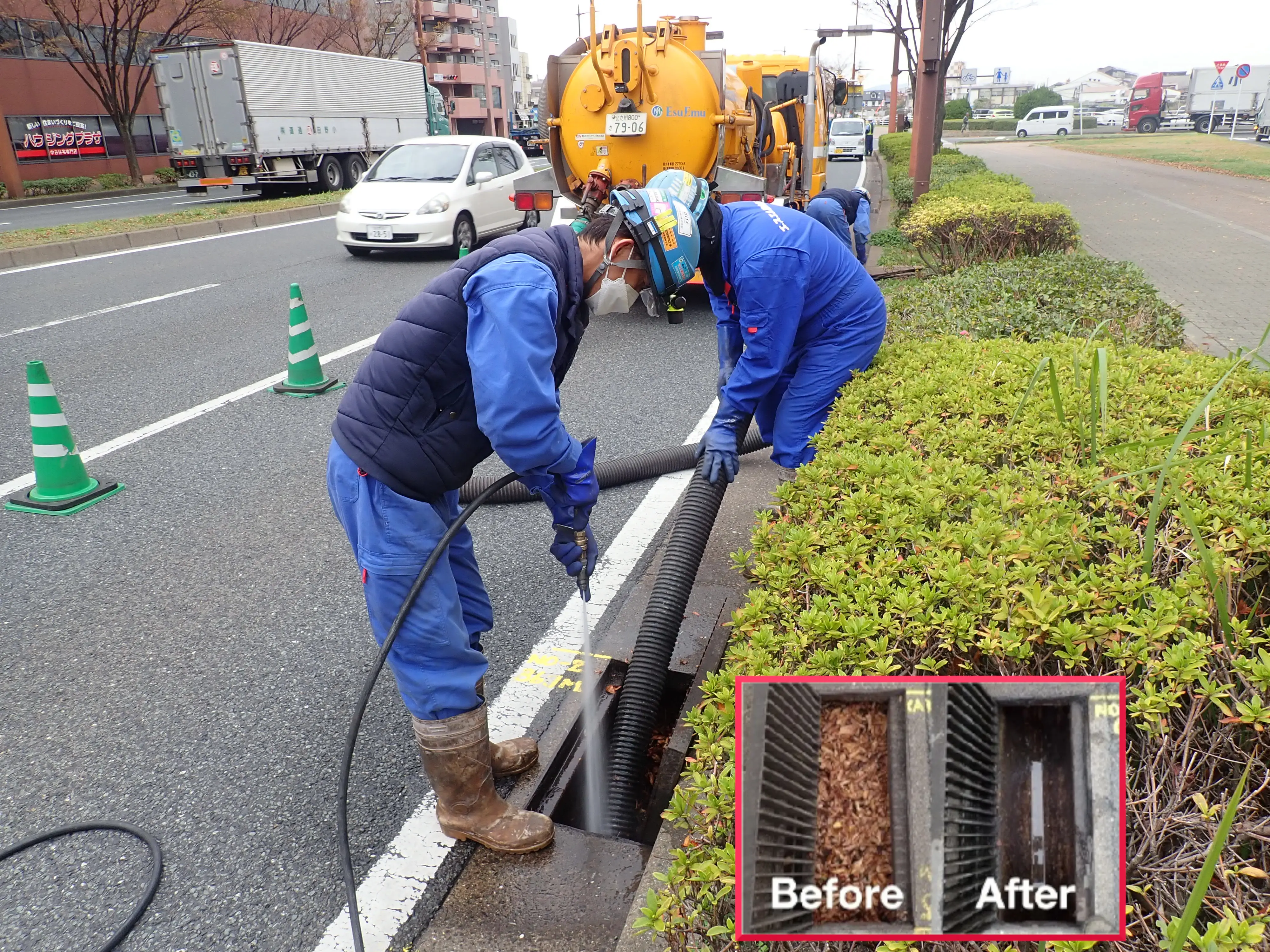 道路側溝等の清掃